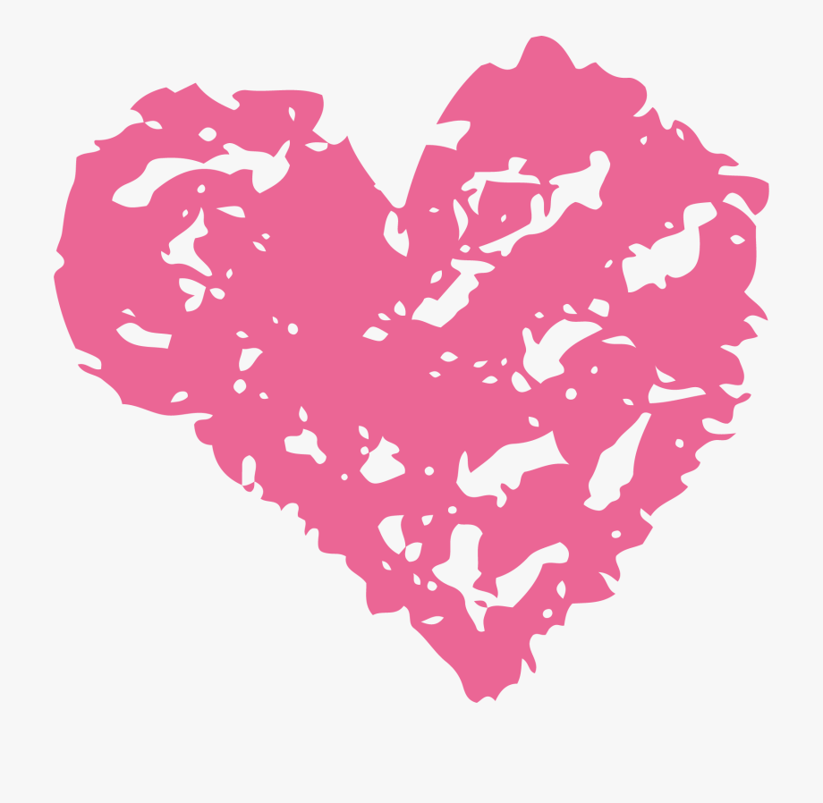 920x898 Heart Vector Brush Stroke