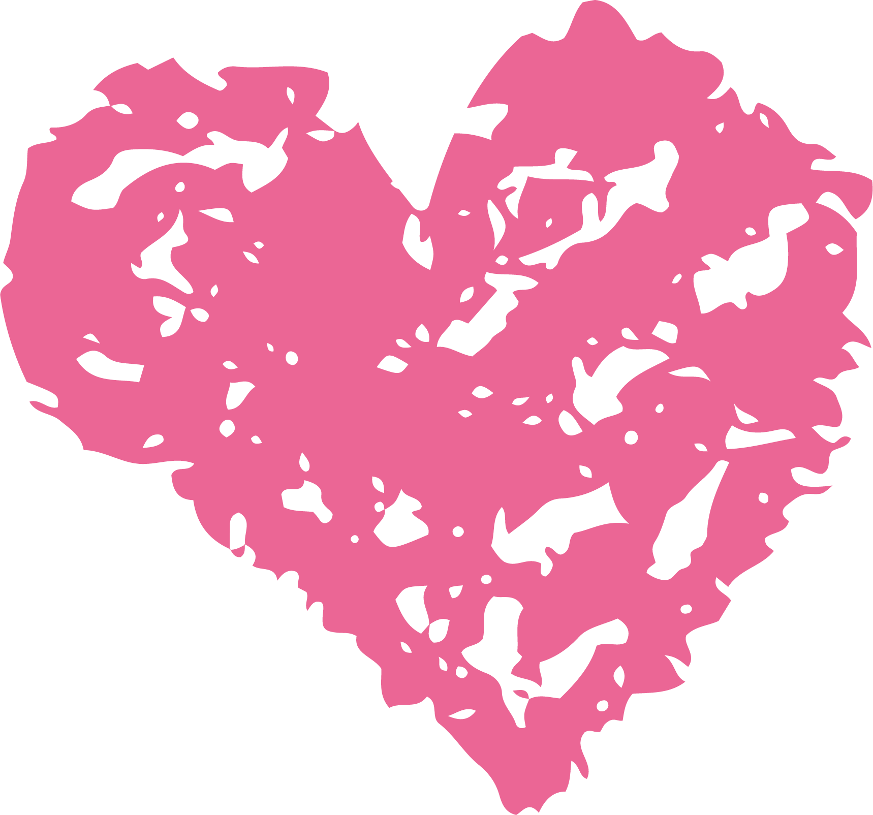 1718x1604 Heart Vector Brush Stroke