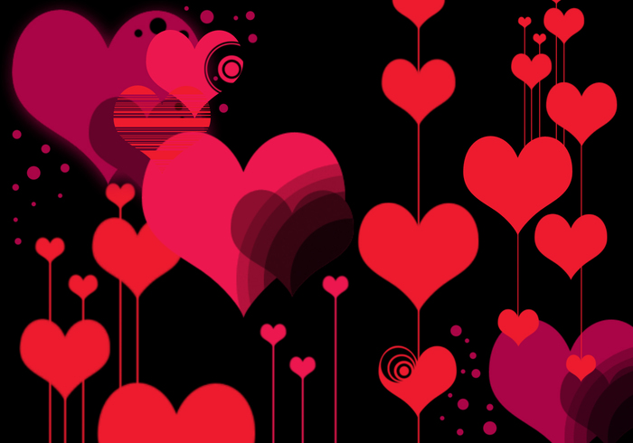 700x490 Vector 'style Heart Photoshop Brushes