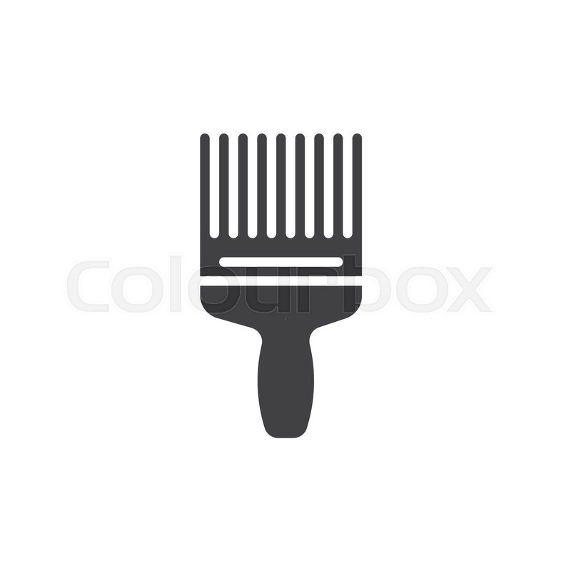 800x800 Paint Brush Icon Vector, Filled Flat Stock Vector Colourbox