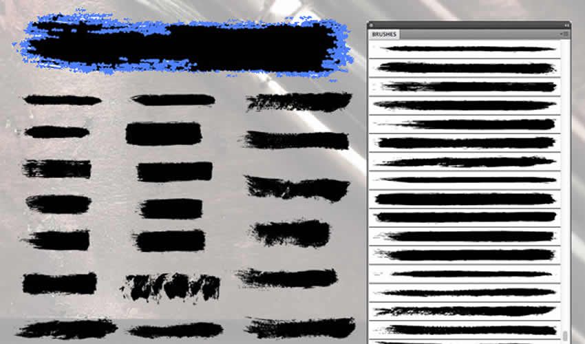 Brush Stroke Vector Free