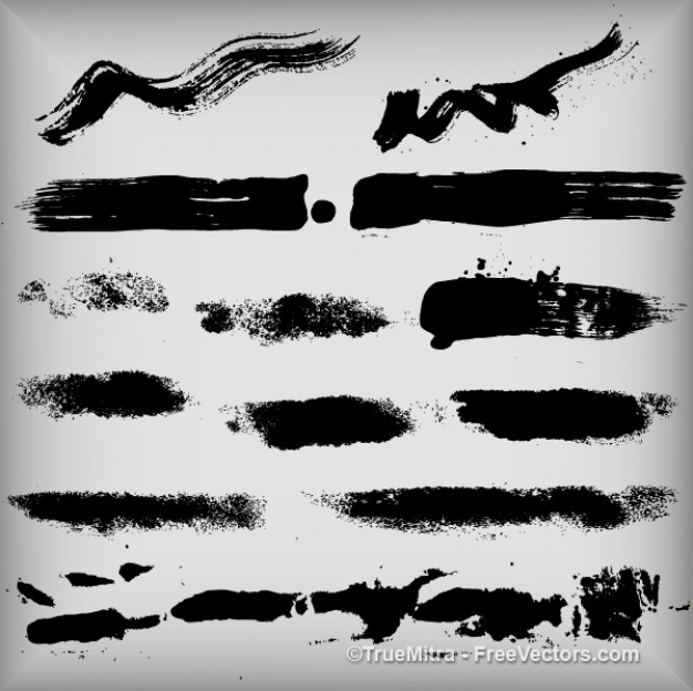 Paint Brush Strokes Vector Images 626x624 Paint Brush Strokes Vector Images
