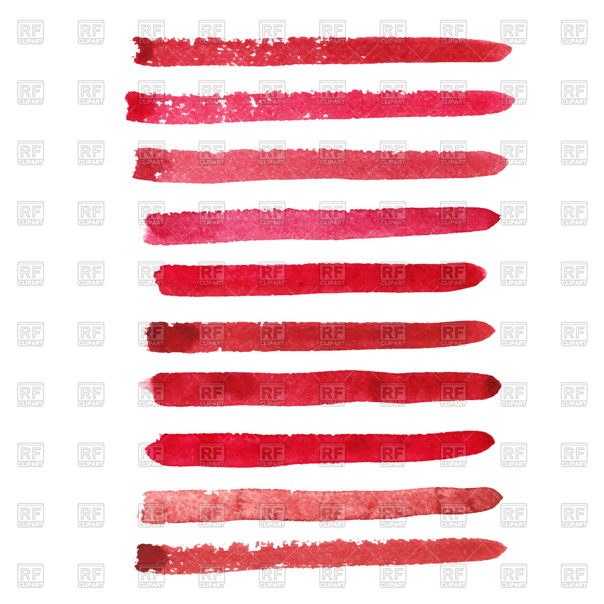 Set Of Red Brush Strokes Vector Image Of Backgrounds, Textures 1200x1200 Set Of Red Brush Strokes Vector Image Of Backgrounds, Textures