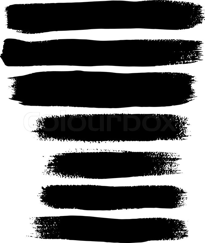 Black Ink Vector Brush Strokes Stock Vector Colourbox 675x800 Black Ink Vector Brush Strokes Stock Vector Colourbox
