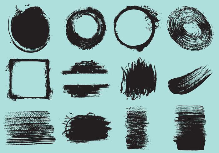 700x490 Brush Stroke Vectors