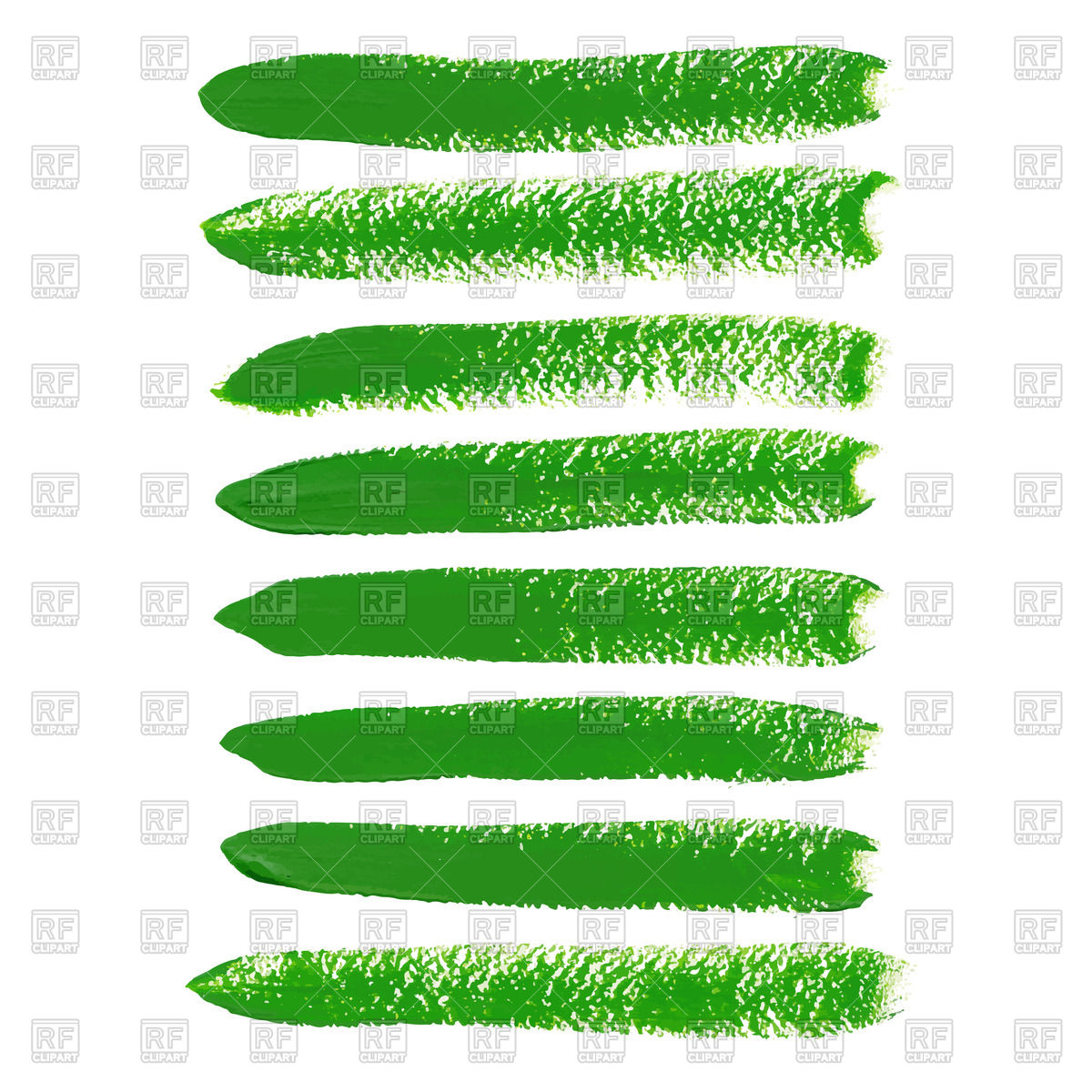1200x1200 Green Acrylic Brush Strokes Vector Image Of Design Elements