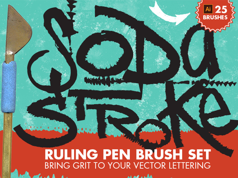 800x600 Soda Stroke Vector Brush Pack