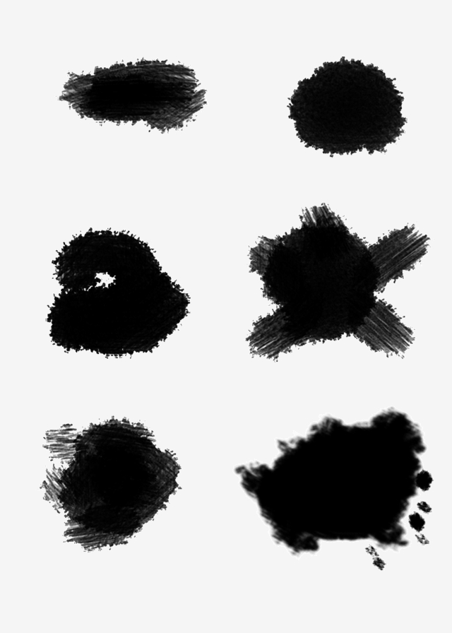 640x896 Chinese Ink Brush Strokes Vector, Png File, Chinese Style, Chinese