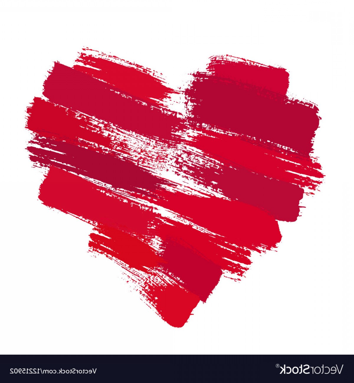 1200x1296 Abstract Brush Stroke Heart Vector Hoodamathrun