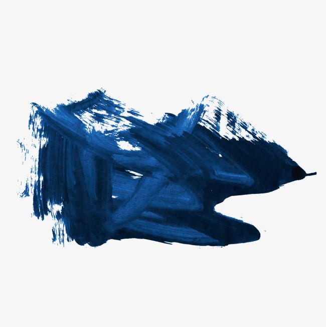 650x651 Blue Ink Brush Stroke, Blue Vector, Brush Vector, Blue Png
