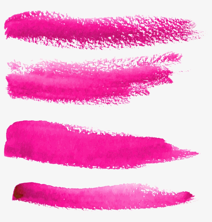 820x859 Pink Stroke Ink Stain Paint Freetoedit