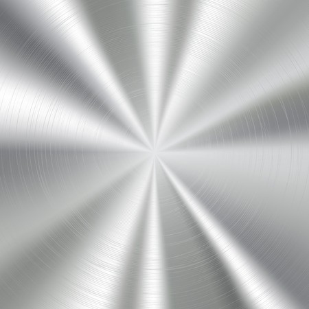 450x450 Circular Brushed Metal Texture Background Vector Illustration