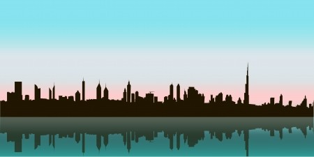 450x225 Brussels Skyline Royalty Free Vector Graphics