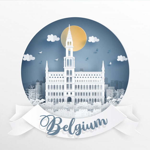 626x626 The Grand Place, Brussels Belgium Vector Premium Download