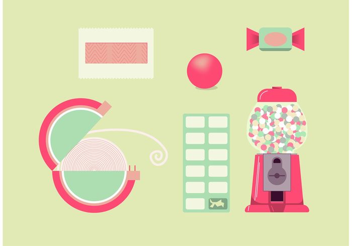 700x490 Gum Packages Free Vector