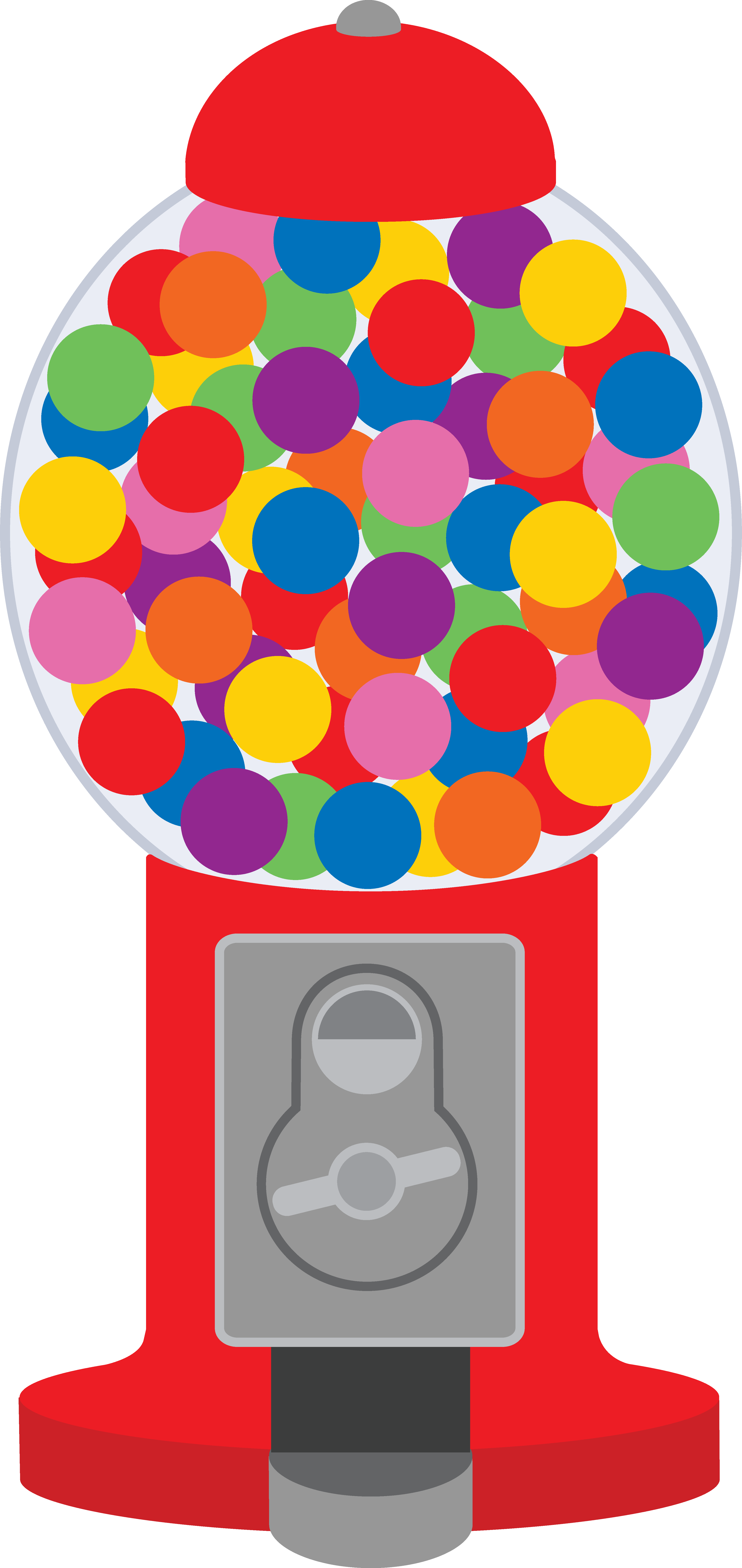 3993x8440 Gumball Machine Clipart