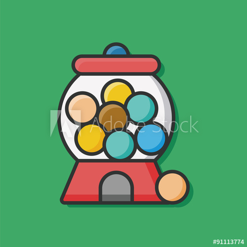 500x500 Bubble Gum Machine Icon