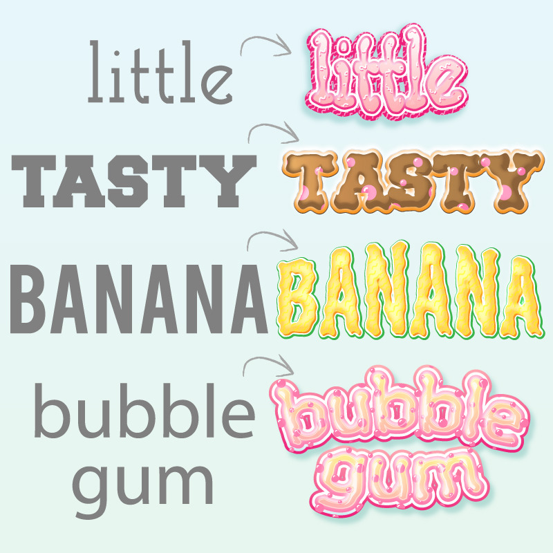800x800 Bubblegum Vector Styles