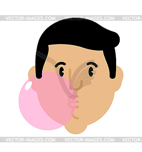 280x300 Guy And Bubble Bubble Gum