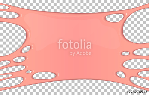 500x320 Pink Sticky Slime Banner With Copy Space Frame Of Sweet Bubblegum
