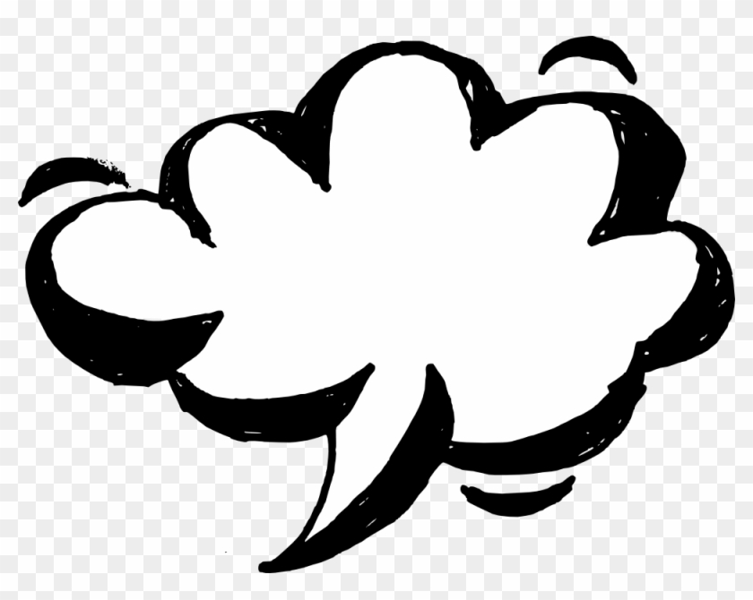 840x670 Hand Drawn Comic Speech Bubbles Vector Png
