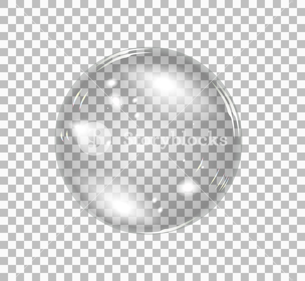 Transparent Soap Bubble Vector Realistic Illustration 1000x921 Transparent Soap Bubble Vector Realistic Illustration