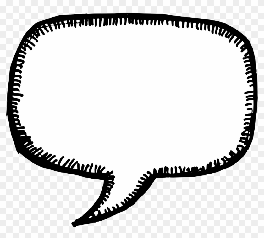 840x757 Hand Drawn Comic Speech Bubbles Vector Png