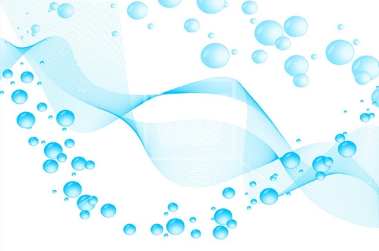 550x365 Blue Bubbles