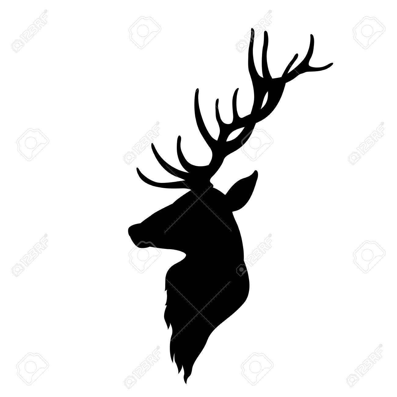 Huge Collection Of 'silhouette Deer Head' Download More Than 1300x1300 Huge Collection Of 'silhouette Deer Head' Download More Than