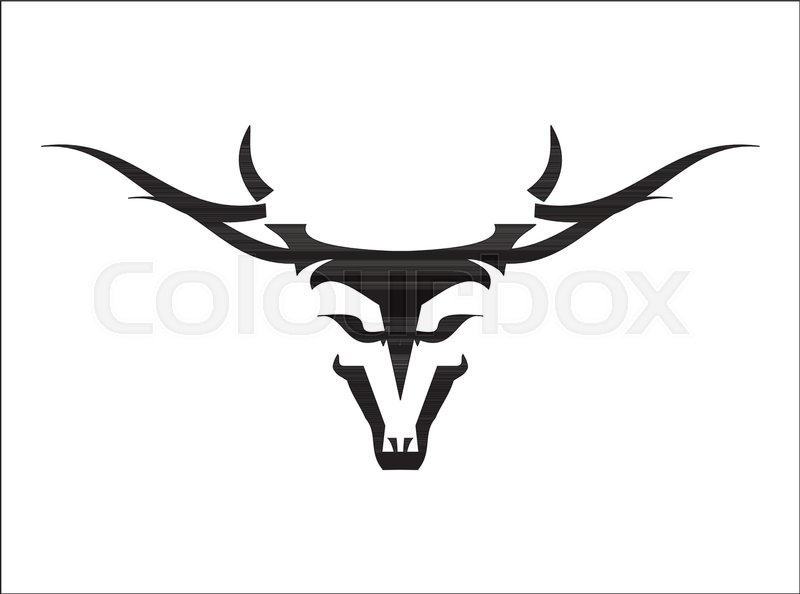 Stylized Wild Buck Head With The Long Stock Vector Colourbox 800x594 Stylized Wild Buck Head With The Long Stock Vector Colourbox