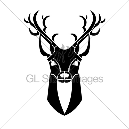 Buck Deer Vector Gl Stock Images 500x500 Buck Deer Vector Gl Stock Images