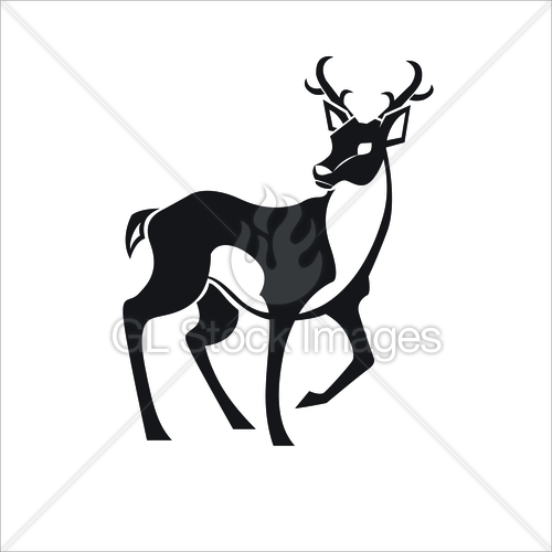 500x500 Buck Deer Vector Gl Stock Images