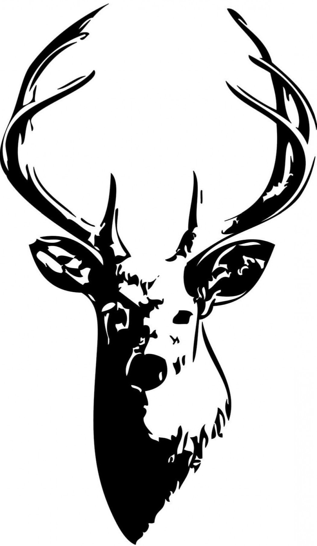 1051x1808 Unique Whitetail Deer Silhouette Clip Art Vector Library Soidergi