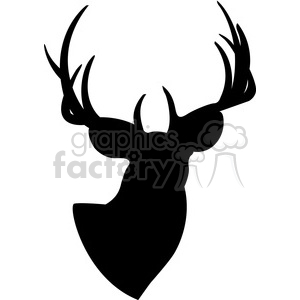 300x300 Buck Illustration Silhouette Logo Vector Graphic Clipart Royalty