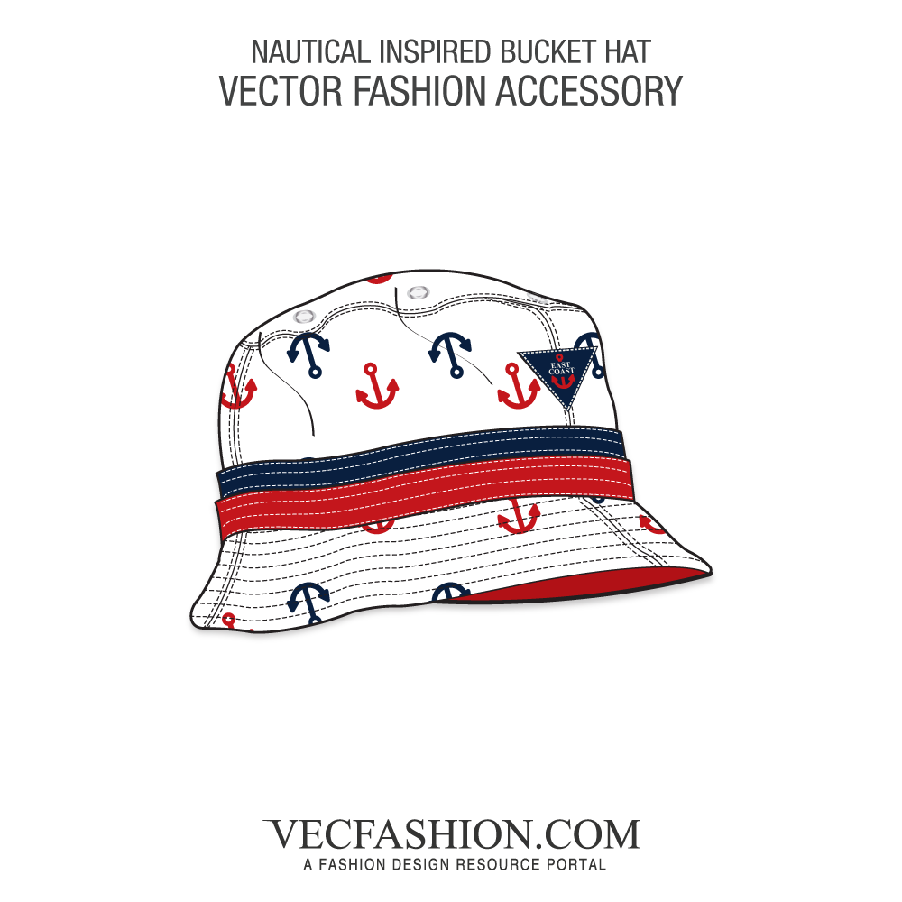 1000x1000 Nautical Inspired Bucket Hat