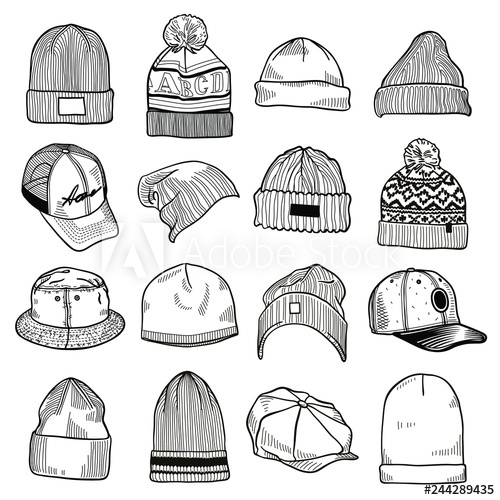 Bucket Hat Template Vector at Vectorified.com | Collection of Bucket ...