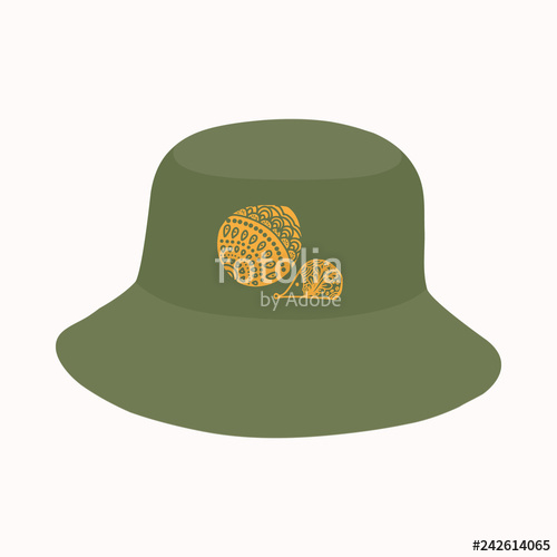 Green Bucket Hat Vector Design Stock Image And Royalty Free 500x500 Green Bucket Hat Vector Design Stock Image And Royalty Free