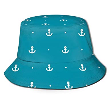 Unisex Bucket Hat Sailor Stripe Red Anchor Vector Printed Outdoor 385x385 Unisex Bucket Hat Sailor Stripe Red Anchor Vector Printed Outdoor