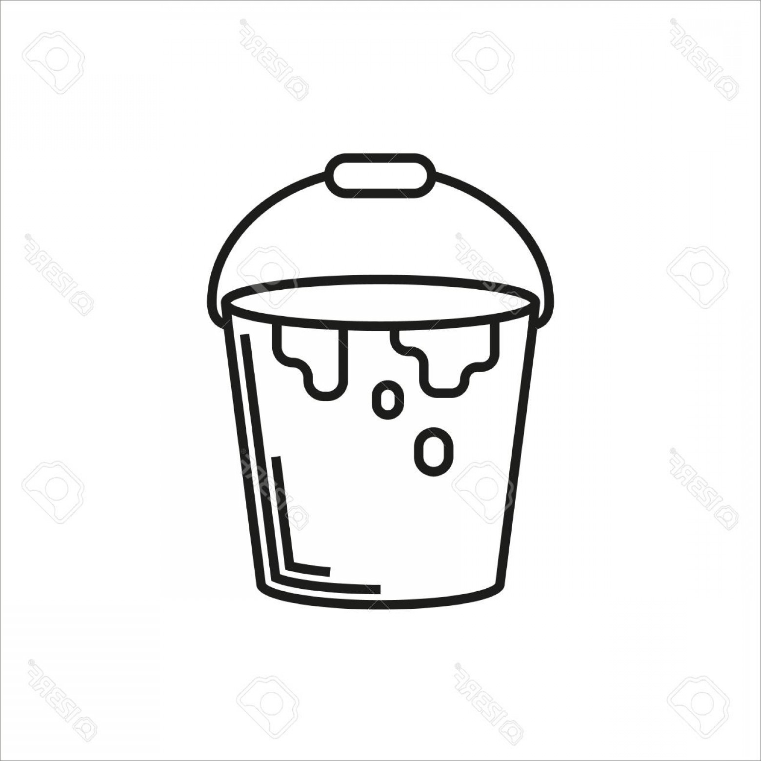 1560x1560 Paint Bucket Vector Catchsplace