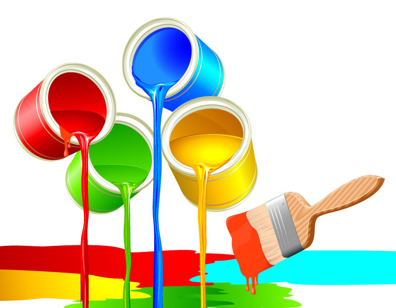 783x609 Colorful Paint Bucket