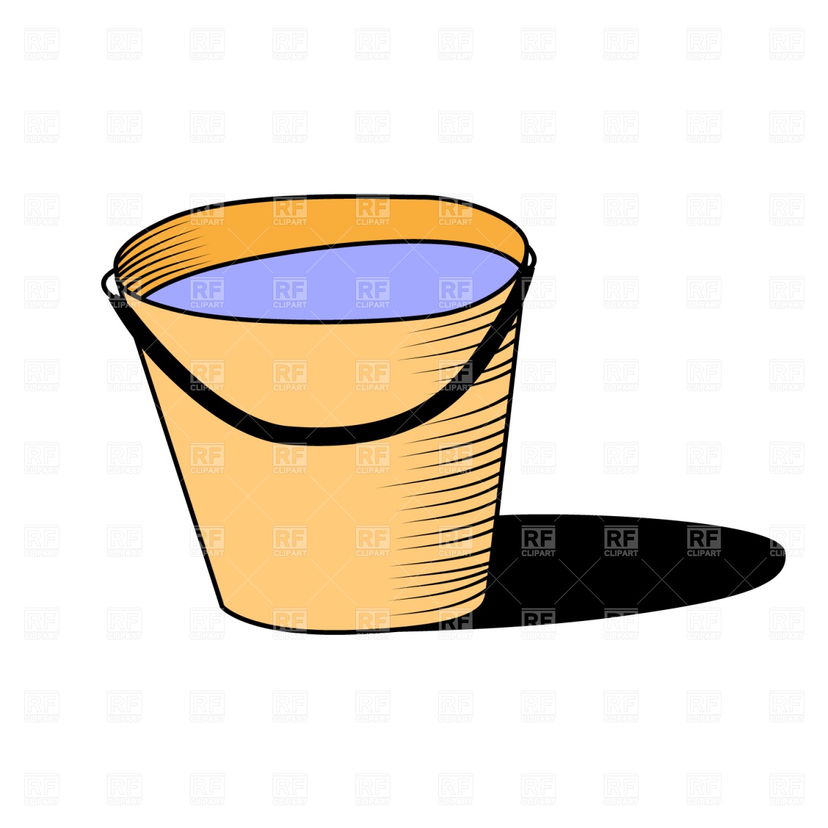 1200x1200 Bucket Vector Image Of Objects Piekno