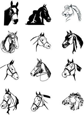 270x368 Horse Outline Free Vector Download