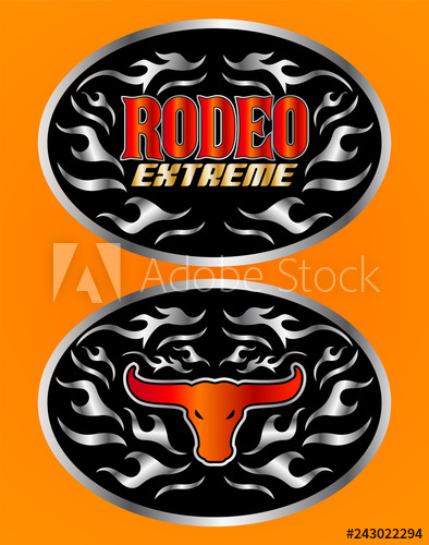 Extreme Rodeo Cowboy Belt Buckle Vector Design 394x500 Extreme Rodeo Cowboy Belt Buckle Vector Design