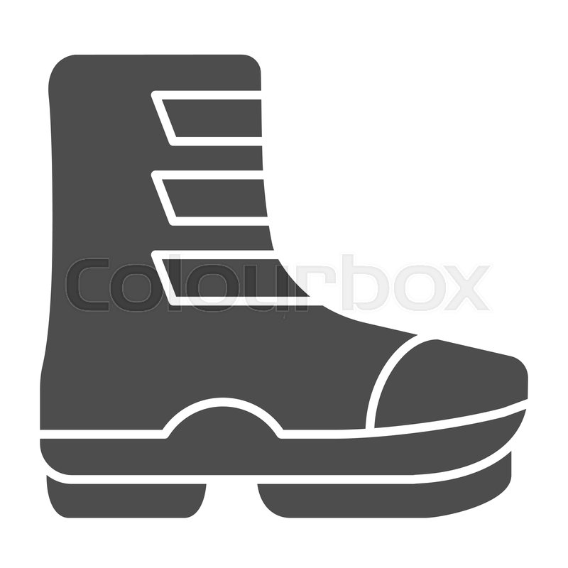 Ski Boot Solid Icon Boots On Buckle Stock Vector Colourbox 800x800 Ski Boot Solid Icon Boots On Buckle Stock Vector Colourbox