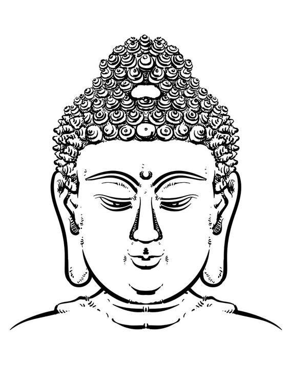 Buddha Face Isolated On A White Background Esoteric Vintage Etsy 570x713 Buddha Face Isolated On A White Background Esoteric Vintage Etsy