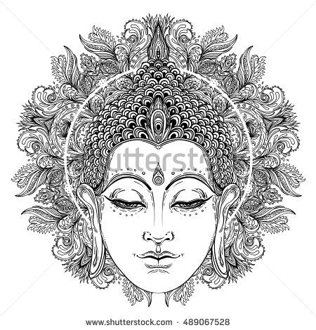 Buddha Face Over Ornate Mandala Round Pattern Esoteric Vintage 450x470 Buddha Face Over Ornate Mandala Round Pattern Esoteric Vintage