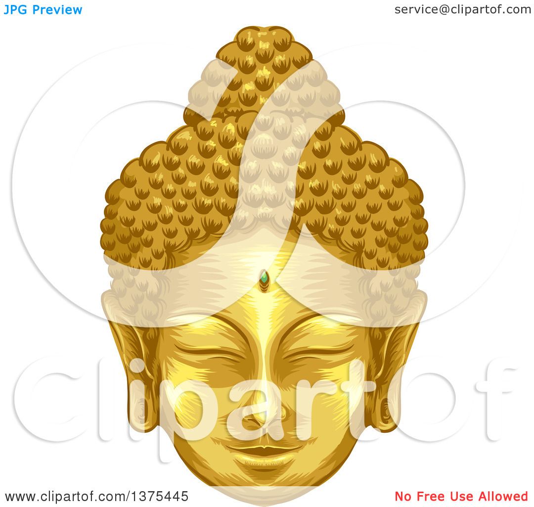 Clipart Of A Gold Buddha Face 1080x1024 Clipart Of A Gold Buddha Face