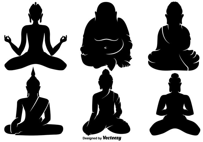 700x490 Buddha Vector Icons
