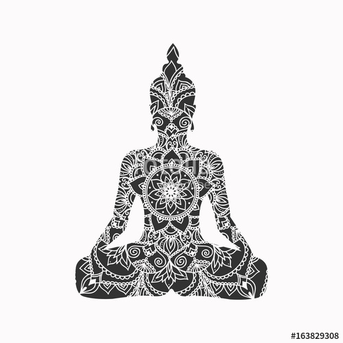 Download Buddha Silhouette Vector at Vectorified.com | Collection of Buddha Silhouette Vector free for ...