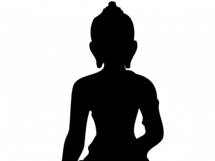 310x233 Buddha Silhouette Free Vector Free Vectors Ui Download